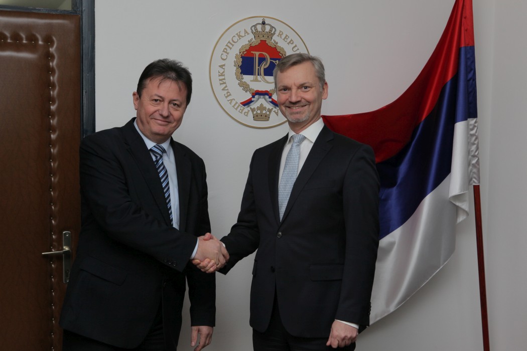 v.l.n.r.: Duško Šnjegota, Peter Pollak © Hauptrevisionsamt Republika Srpska